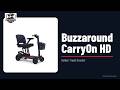 Golden Buzzaround CarryOn HD 4-Wheel Travel Scooter | 400 lb Capacity | Scooter Pros