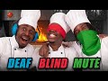 BLIND, DEAF AND MUTE BAKING CHALLENGE | Brothers Edition