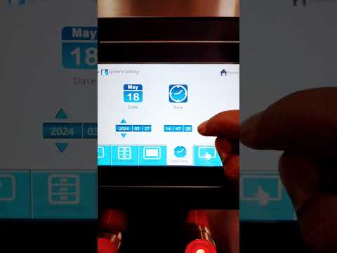 DELTA  HMI  TIME AND DATE  SETTINGS