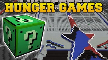 Minecraft: WWE STADIUM HUNGER GAMES - Lucky Block Mod - Modded Mini-Game