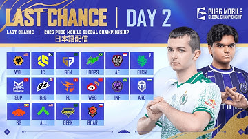 【日本語配信】2025 PMGC WEEK4 LAST CHANCE DAY 2