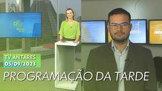 Encerramento do "Repórter Brasil Tarde" e início do "Antares em Rede" - TV Antares (05/09/2023)