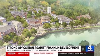 Residents strongly opposed to proposed development in Franklin
