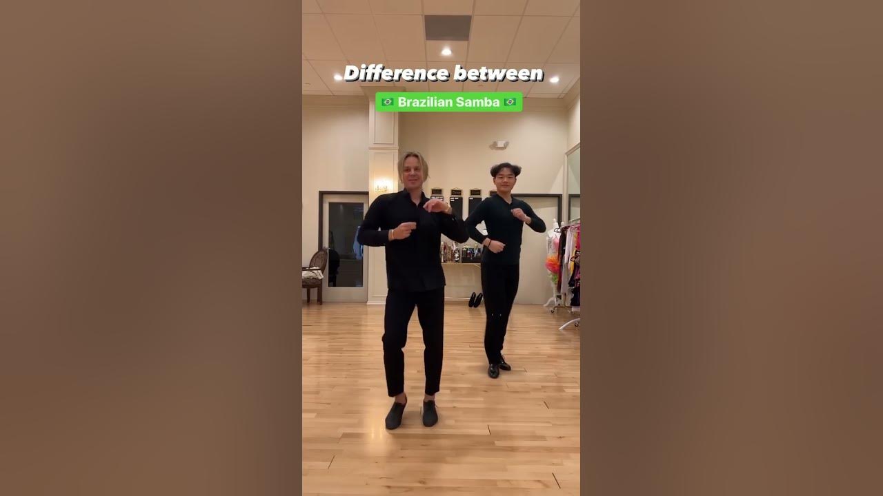 Difference between 🇧🇷Brazilian samba and 🇪🇺International Samba - 🌎DanceWithOleg.com