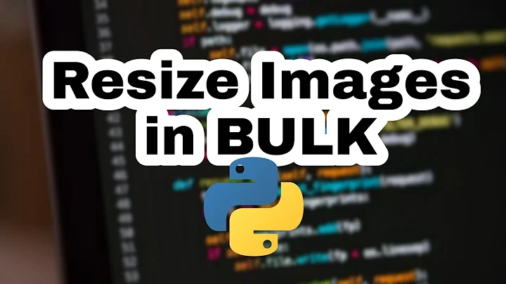 Resize Images in bulk and maintain aspect ratio with python | python project for beginners