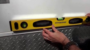 Camper in Training: Leveling side-to-side