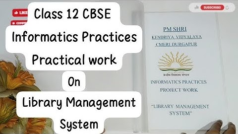 Class 12 IP Project | Library Management System | Full Project with Code, SDLC, Output & More