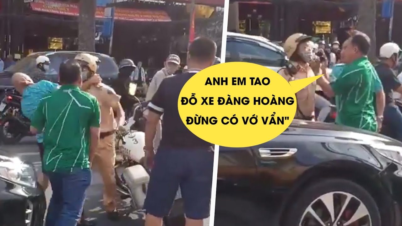 Người đàn ông đi ô tô chửi bới, văng tục xối xả vào... - youtube