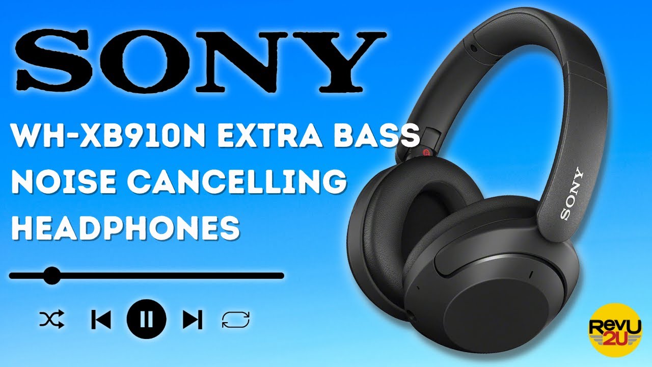 Today's Review: Sony WH-XB910N EXTRA BASS Noise Cancelling Headphones! -  YouTube