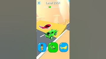 Shape-shifting Funny Race All Level Gameplay Walkthrough Master Level #2951 BeamNG.drive #Shorts