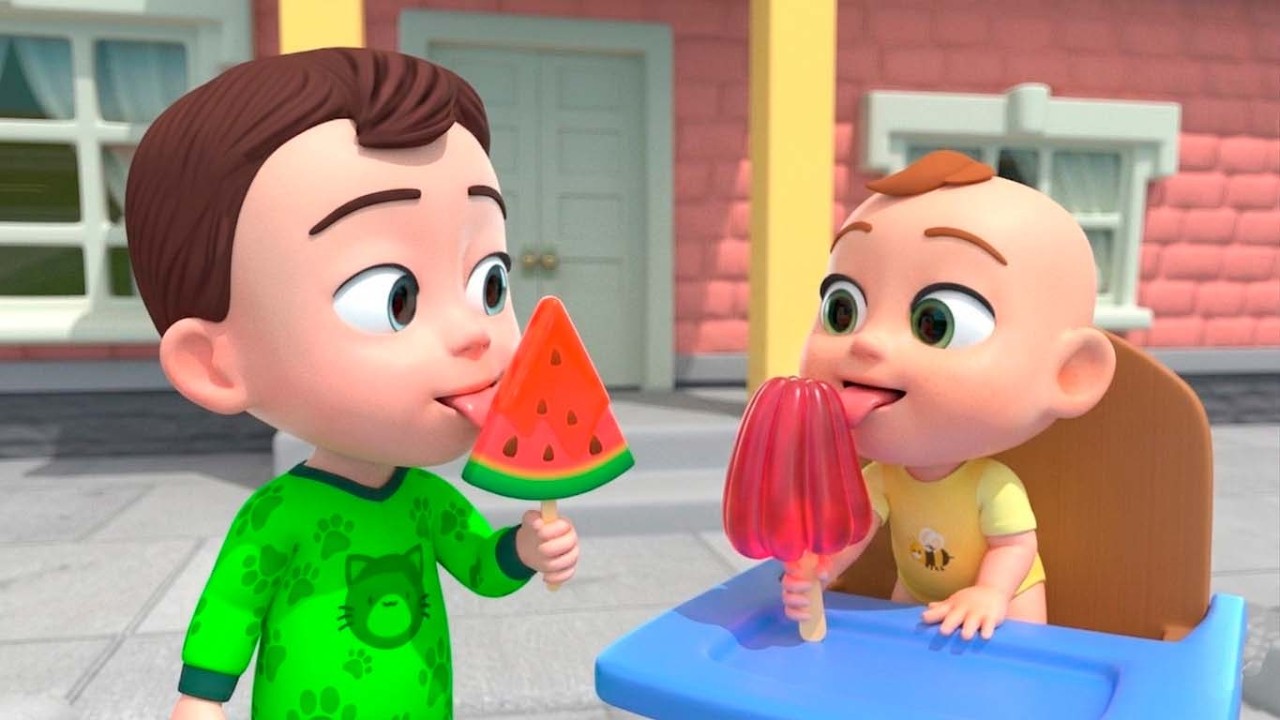 Make Watermelon Ice Cream! | Funny Nursery Rhymes