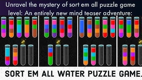 How To Play Sort Em All Game Level 298 l walkthrough solution of puzzle game