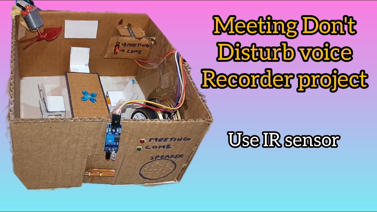 School project voice recorder project - meeting don't disturb voice ...