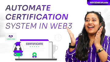 Event-Driven Certificate Issuance on Blockchain Using Kwala