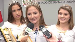 Rainha e princesas convidam para a 12ª Festa do Mel