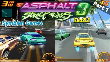 Asphalt 3 Street Rules 3D (part 1) Symbian 60v3 Eka2L1