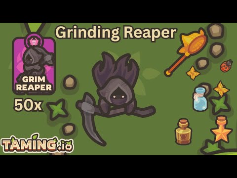 [TAMING.IO] - Grinding the Grim Reaper - YouTube