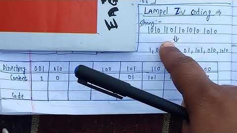 Lempel ziv Coding in information Theory and coding (Hindi) | ITC | lec-13