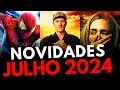 LANÇAMENTOS em JULHO de 2024: Netflix, Max, Prime Video, Disney Plus, Globoplay e Mais Streamings