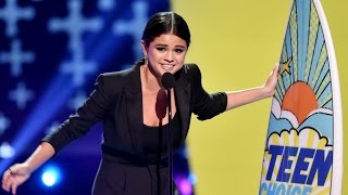 Selena Gomez EMOTIONAL acceptance speech Teen Choice Awards 2014