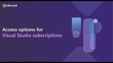 Access options for Visual Studio subscriptions