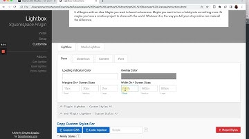How to change the width on the Lightbox Anything plugin