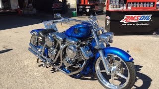 Sturgis Motorcycle Rally Double Trouble Hot Rod & The Four-Engine Chopper