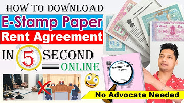 How to download Stamp Paper, Rent  Agreement online | Make Rent Agreement Online simple & easy🫢👍