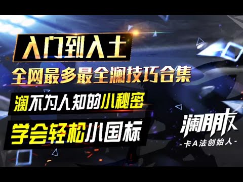 全网最多最详细的澜技巧都在这里了，认真看完轻松小国标【澜朋友质量教学】