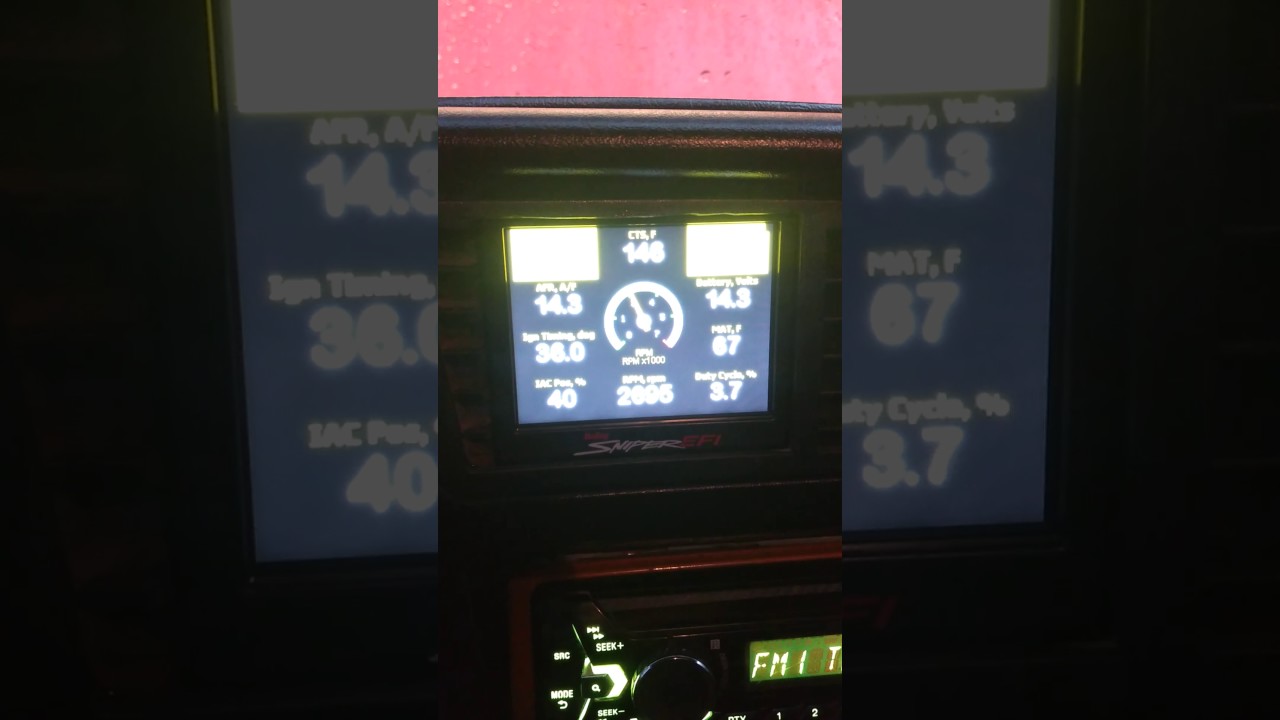 Holley sniper idle dying. YouTube