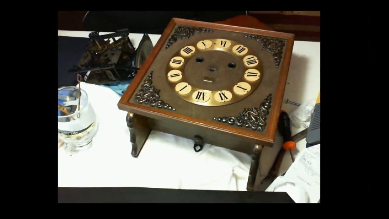 zegar metron mechanizm M58 - YouTube
