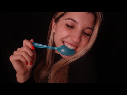 SPOON NOMS (ASMR) Pure Mouth Sounds for Sleep, Tingles & Relaxation 🙆‍♀️