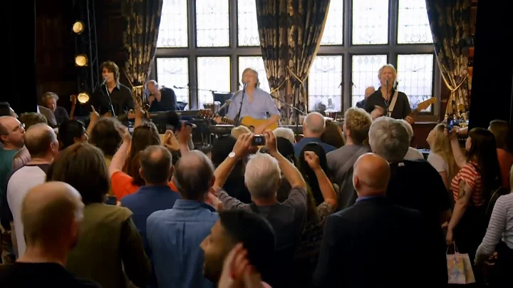 Paul McCartney James Corden in Liverpool. Carpol a...