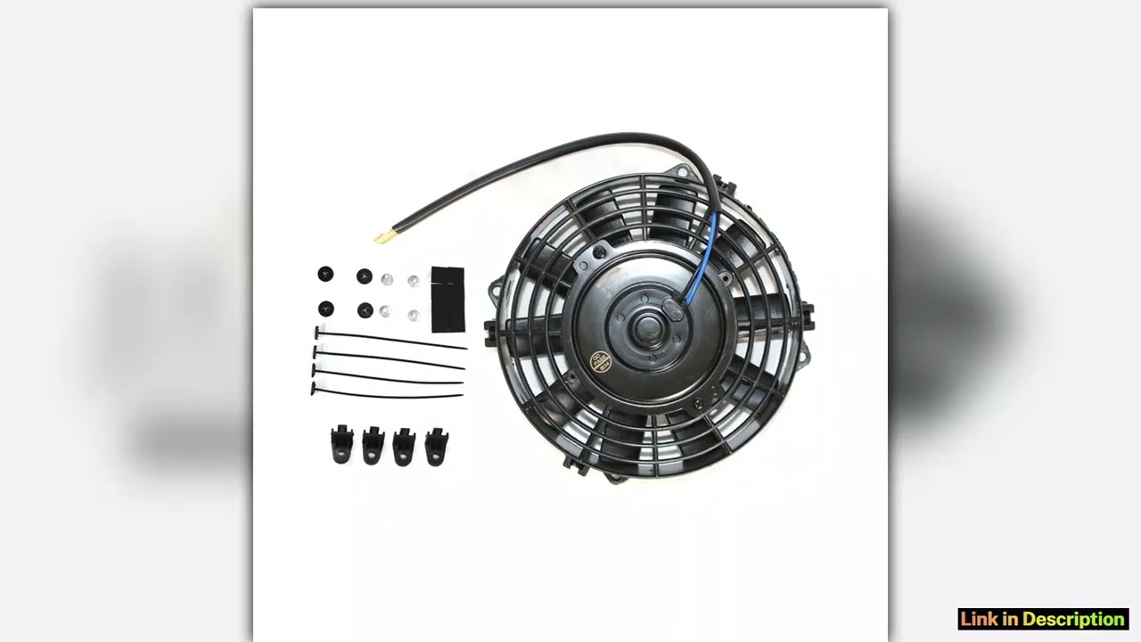 Automobile air conditioner cooling electronic fancondenser fan 89101214 inches80W 12v24V Special Pi