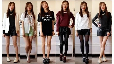 how I style : leather shorts