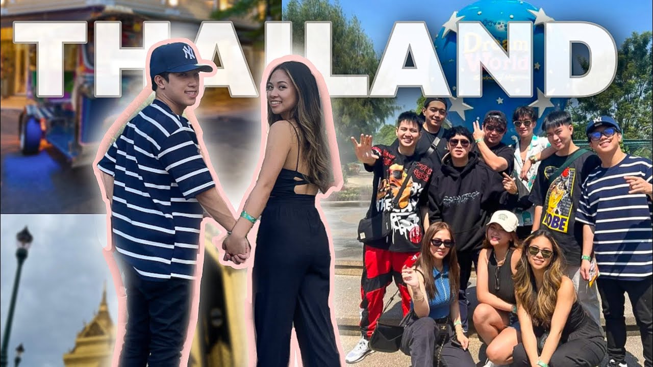 THAILAND WITH FRIENDS!! (street food, visiting the temple, & lots of shopping)