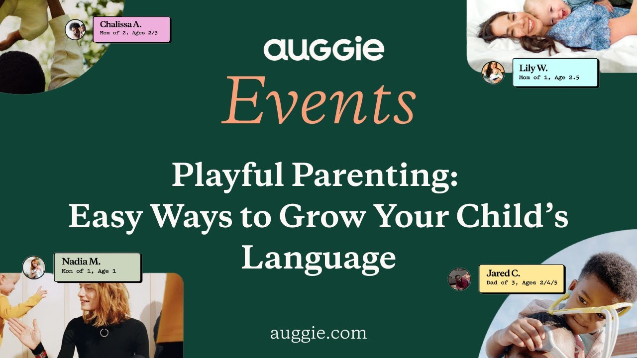 Игровое воспитание: простые способы развития речи у вашего ребенка | Виртуальное мероприятие Augg...