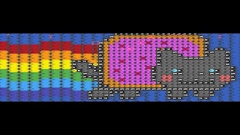 Nyan Cat MIDI art (ReUpload)