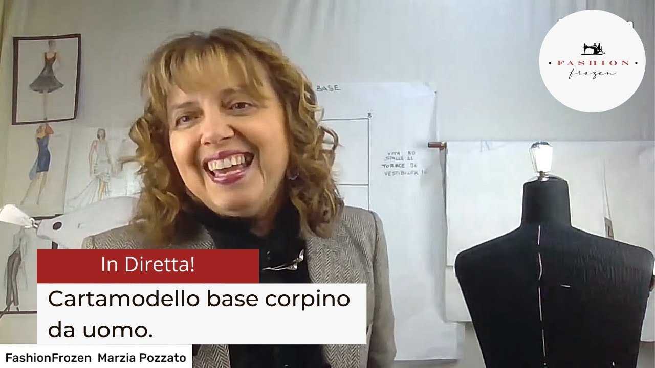 Cartamodello base corpino da uomo