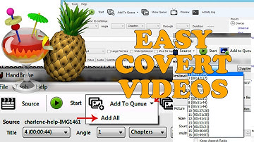 HOW TO CONVERT MULTIPLE VIDEOS IN HANDBRAKE 2021