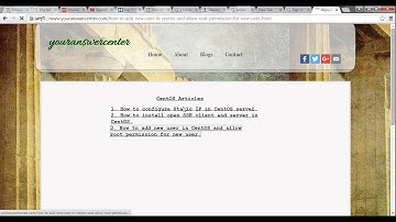 How to add new user in CentOS and allow root permission for new user