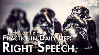 Jack Kornfield on Practice in Daily Life: Right Speech – Heart Wisdom Ep. 161