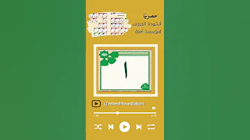 حرف الألف ـ أنشودة الحروف العربية ملحنة ـ لمؤسسة آمنة لتنمية القدرات التعليمية Arabic Alphabet Song 