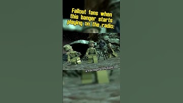 fallout fans when this song starts playing on the radio #fallout #memes #shorts