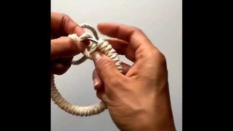 Macrame - How to Wrap a Ring