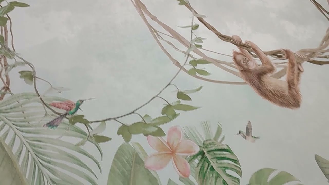 Обзор на фотообои флизелиновые встык "Джунгли" от VEROL