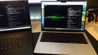 2022 Razer Blade 17 vs 2021 MacBook Pro M1 14” speaker comparison