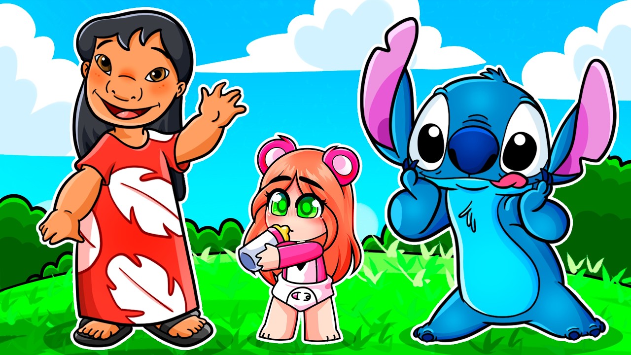 ME ADOPTAN LILO Y STITCH en Roblox