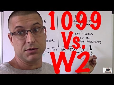 Income Tax Tips #1/ W2 or 1099 / One Major Difference / Independent Contractor
