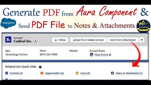 How to generate pdf from lightning component & send PDF file to (Notes & Attachments) in Salesforce